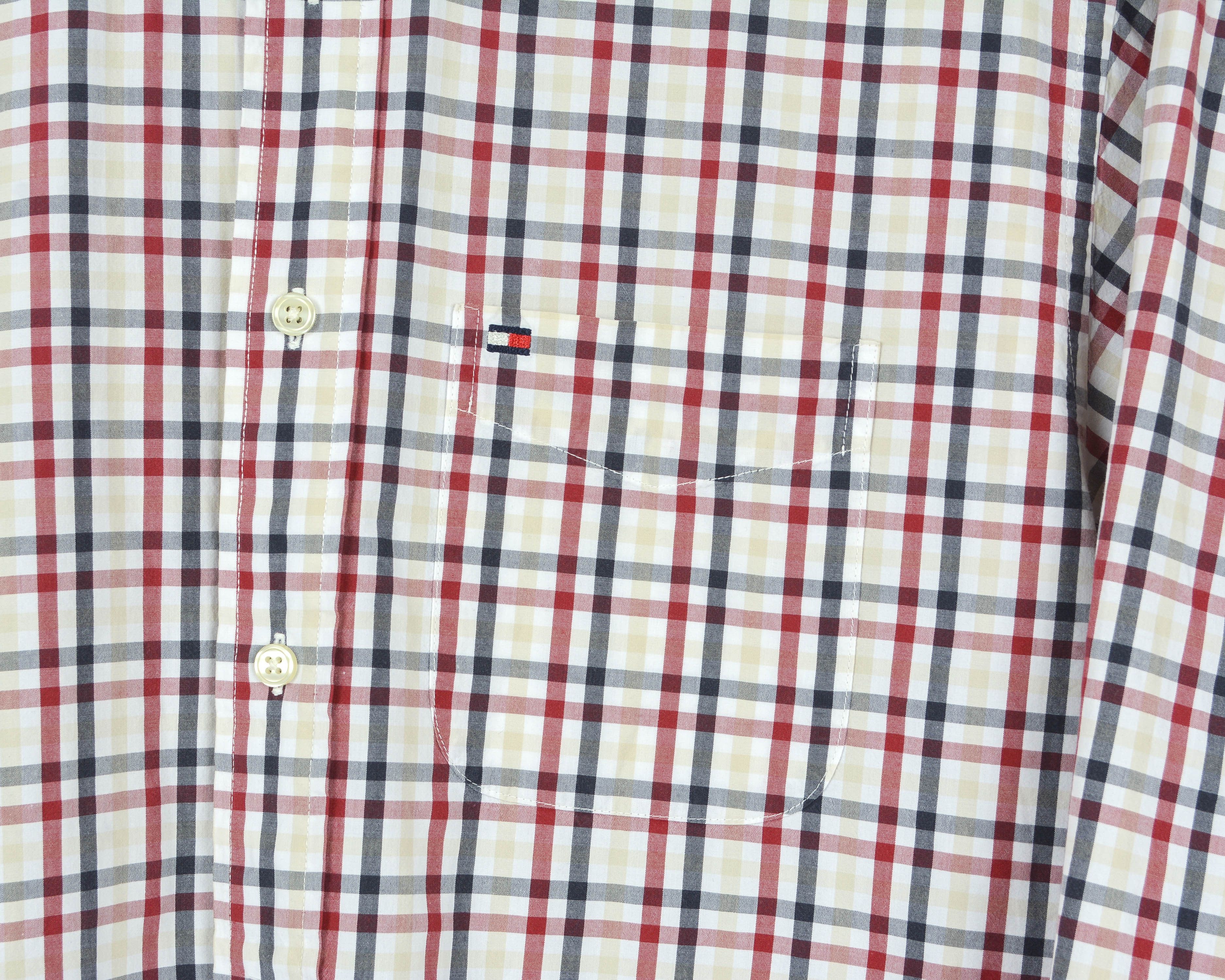 Tommy Hilfiger Button Up Shirt Long Sleeved Tartan Plaid Check Cotton Size US S / EU 44-46 / 1 - 3 Thumbnail