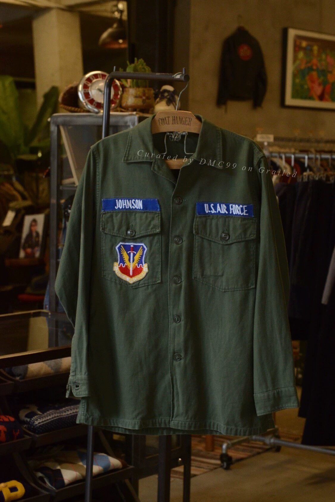 Vintage US Army 1960s OG107 Shirt Jacket Size US M / EU 48-50 / 2 - 1 Thumbnail