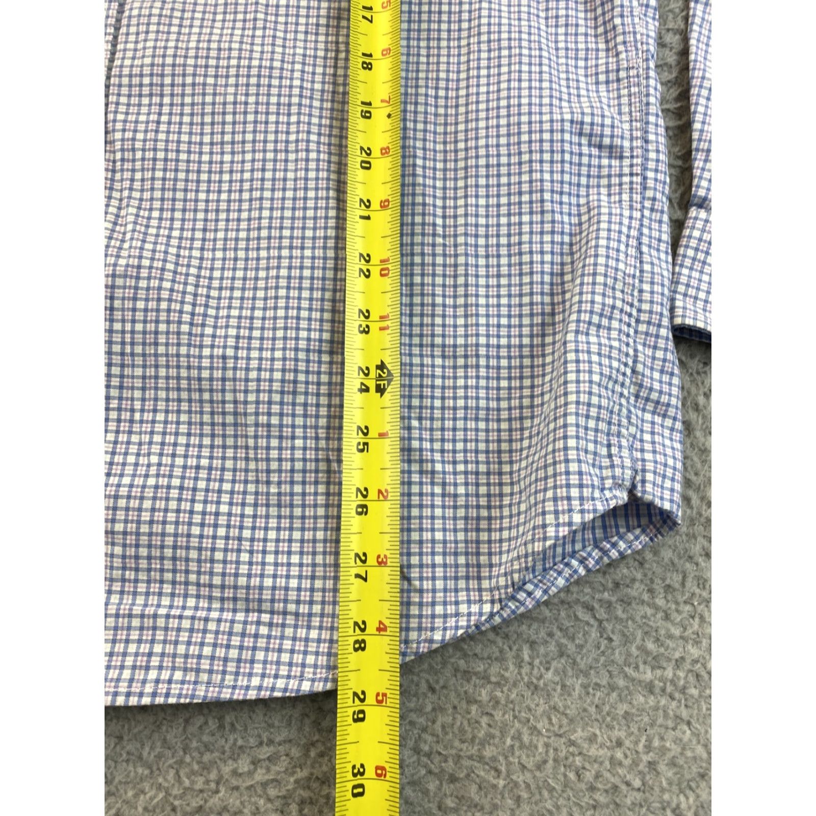 Nat Nast NAT NAST Classic Check Long Sleeve Button-Up Shirt Mens Large Blue White Size US L / EU 52-54 / 3 - 6 Thumbnail