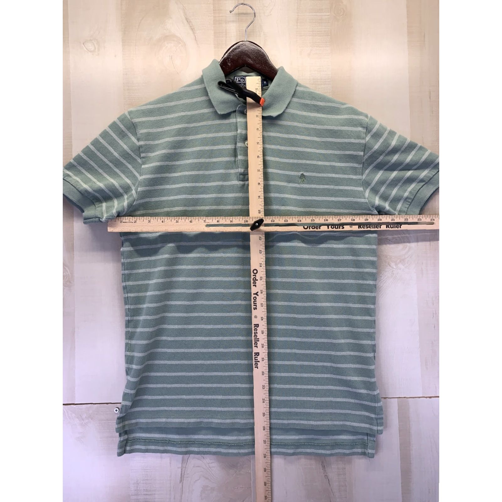 Polo Ralph Lauren VINTAGE Polo Ralph Lauren Polo Seafoam Green Cotton Polo Shirt Mens Sz M-5699 Size US M / EU 48-50 / 2 - 2 Thumbnail