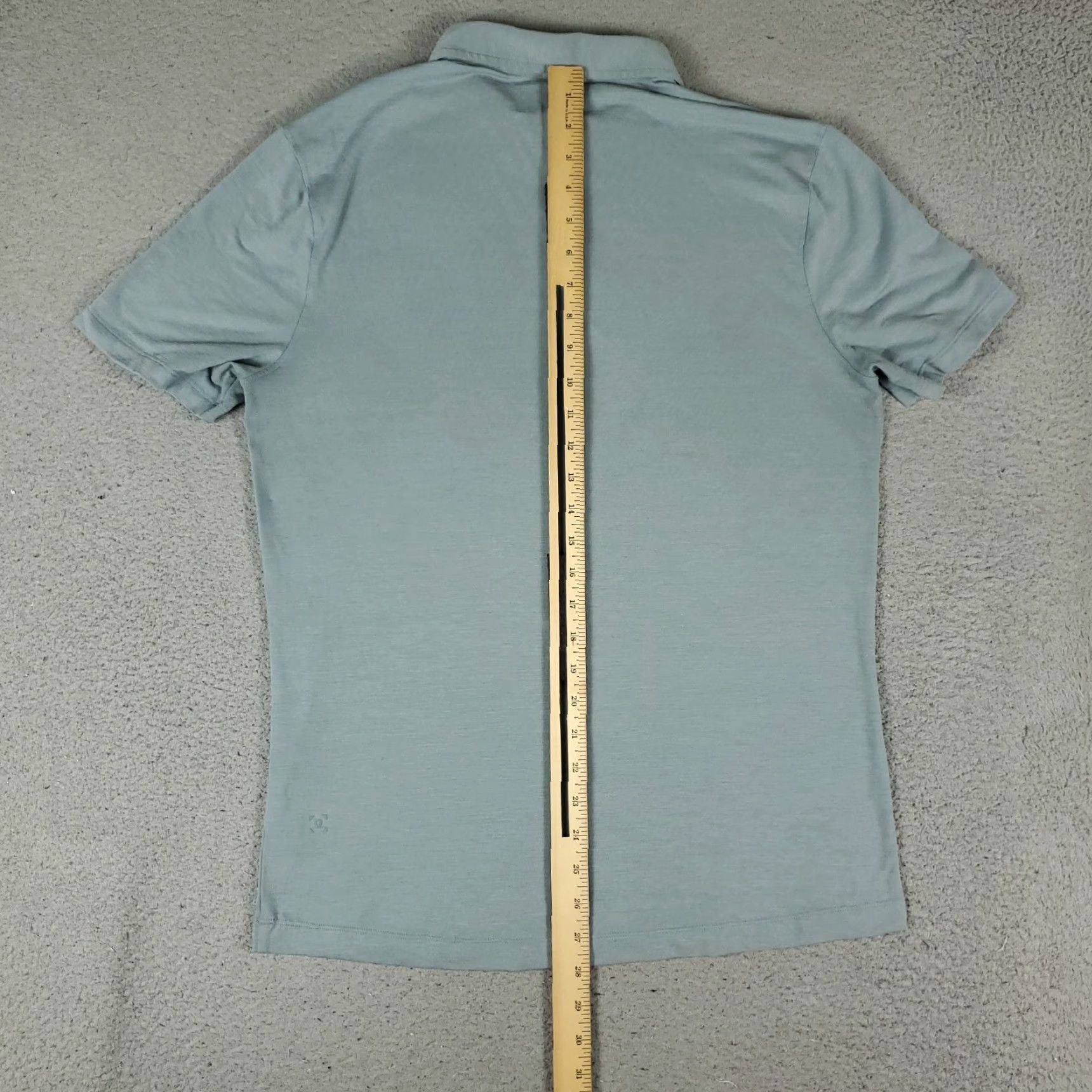 Lululemon Lululemon Polo Shirt Mens Small Blue/Gray Cotton Blend Short Sleeve Adult Size S Blue Polo Shirt Mens Size US S / EU 44-46 / 1 - 6 Thumbnail