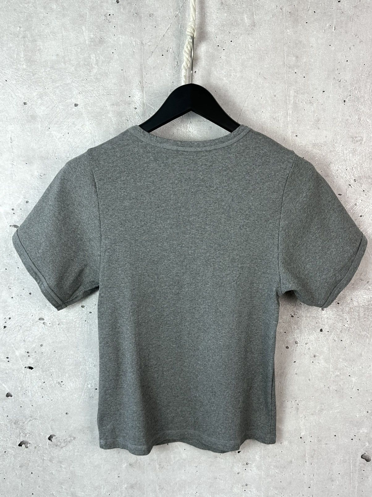 By Malene Birger By Malene Birger Lunai Grey Short Sleeve Cotton T-shirt Size L / US 10 / IT 46 - 6 Thumbnail
