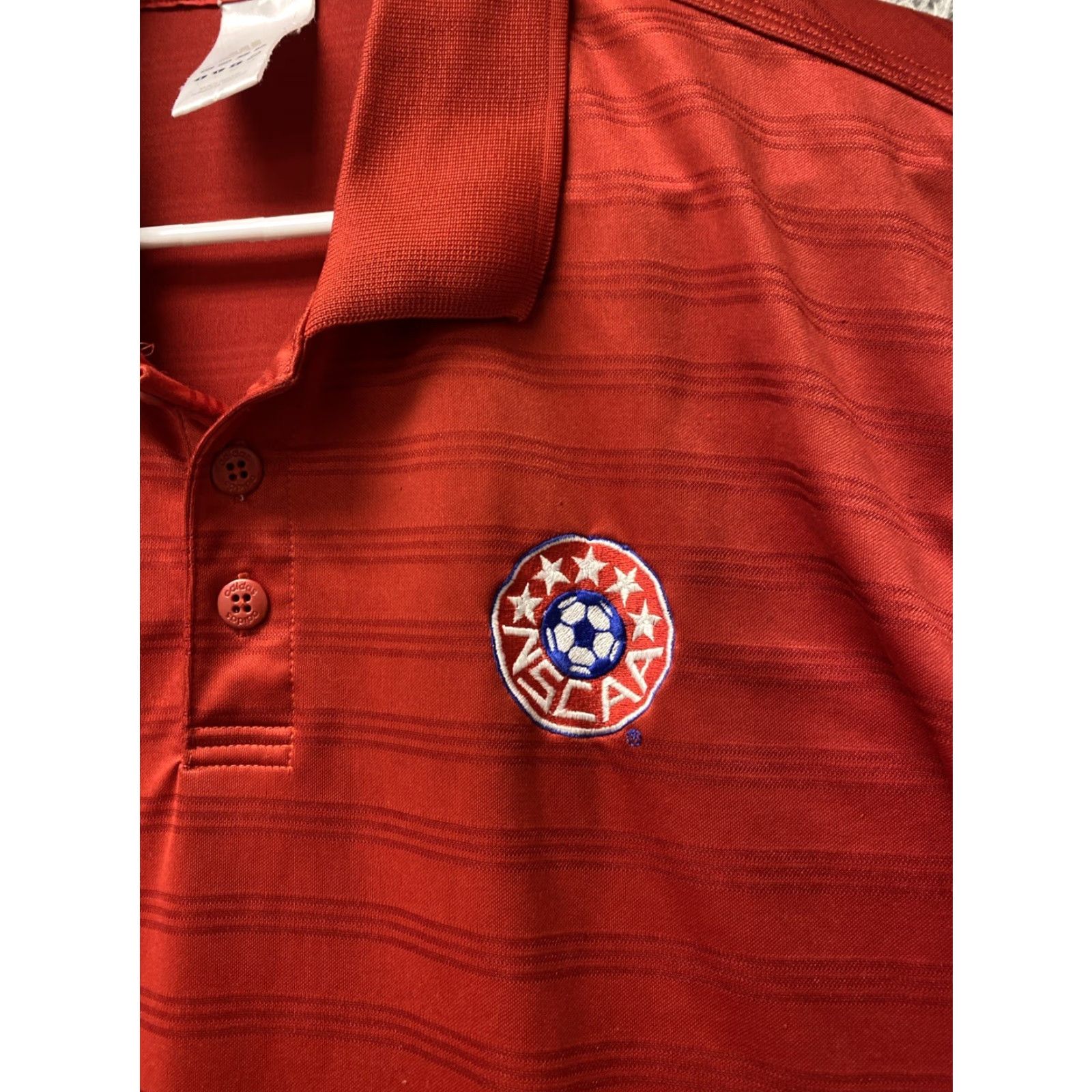 Adidas ADIDAS Huskies Soccer USA Golf Polo Shirt Adult L Red Mens Size US L / EU 52-54 / 3 - 2 Thumbnail