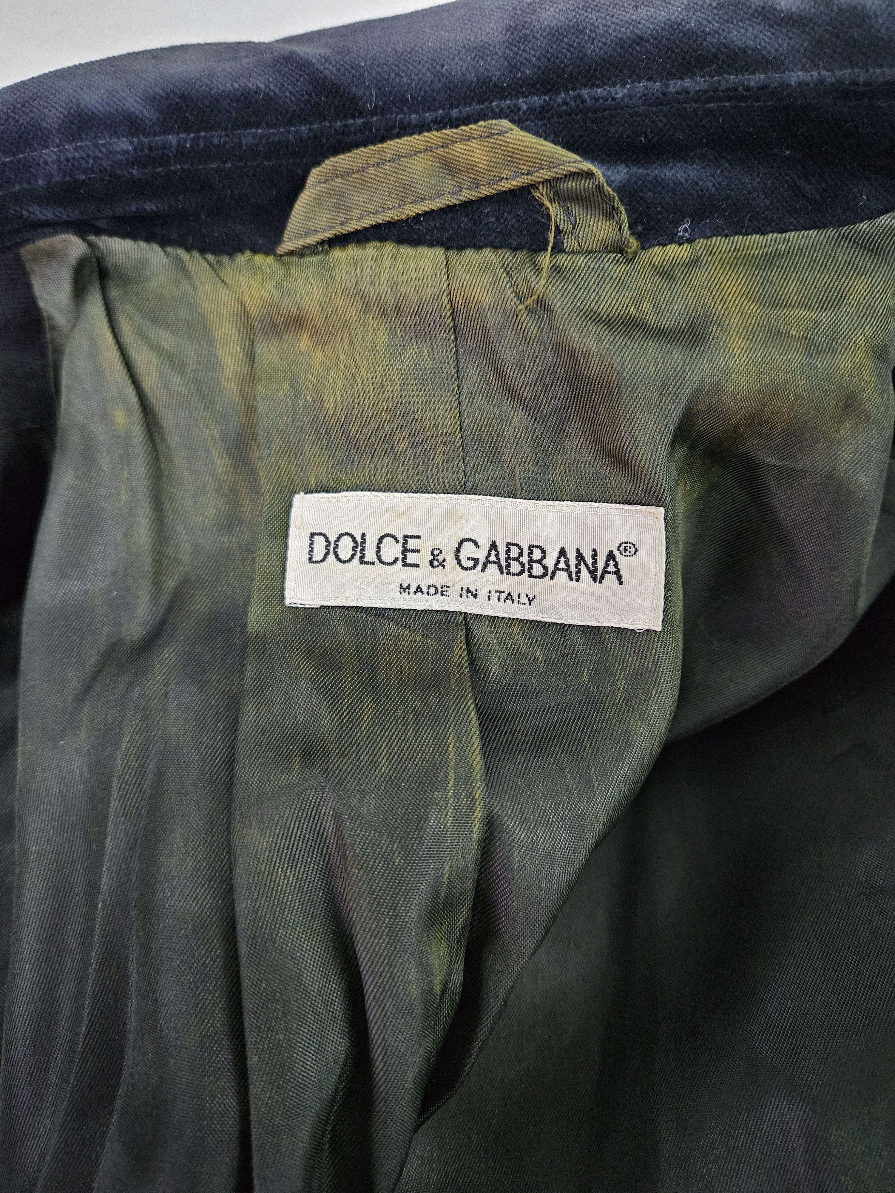 Dolce & Gabbana Black Wool Fitted 3-Button Jacket Size S / US 4 / IT 40 - 6 Thumbnail