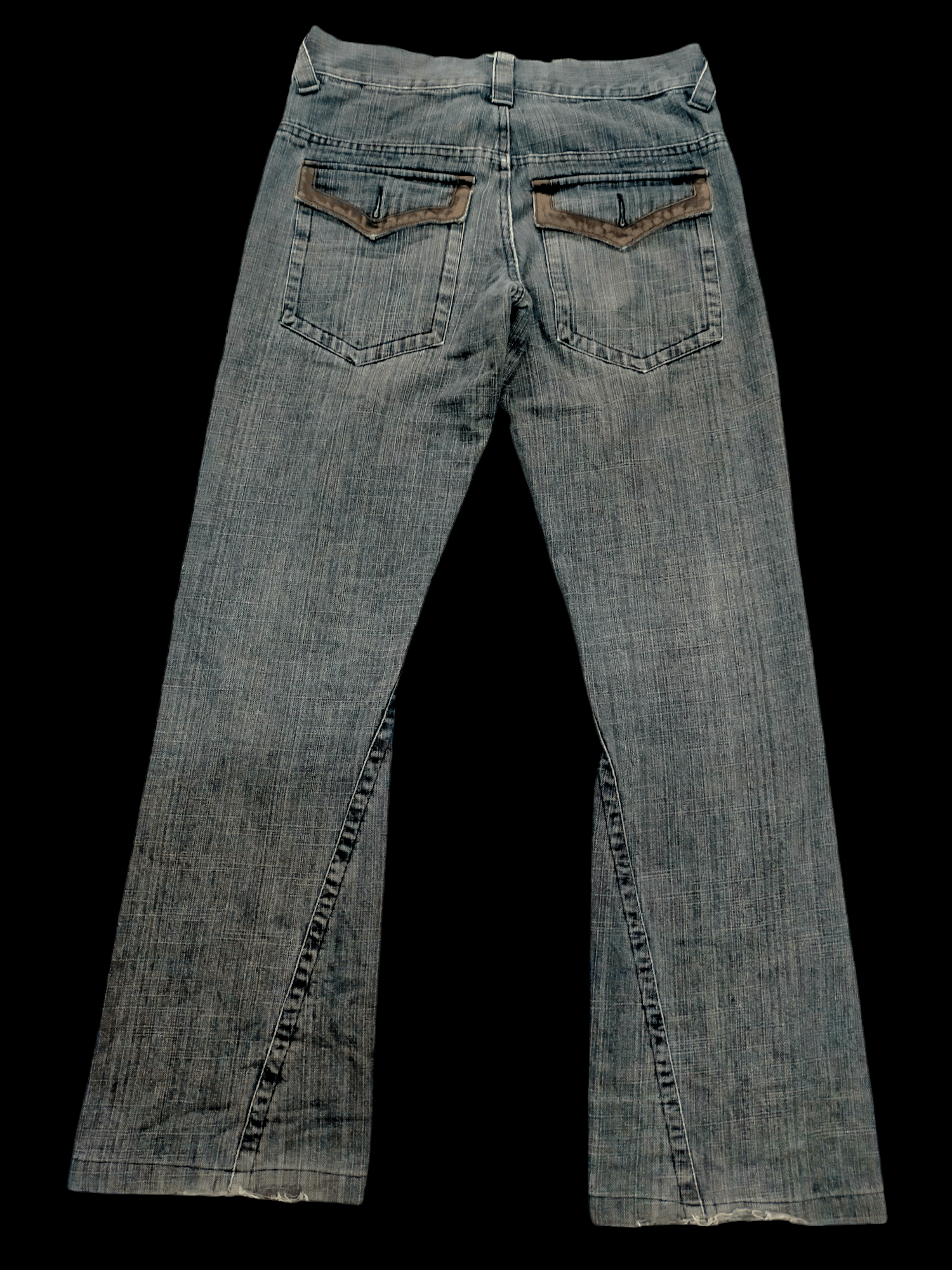 If Six Was Nine × Japanese Brand × Le Grande Bleu (L.G.B.) 🔥Flare🔥 Gumu International Washed Distressed Jeans Size US 31 - 2 Thumbnail