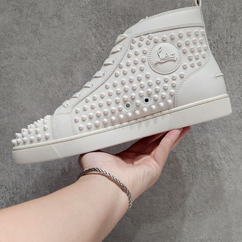 Louis Vuitton Louis Vuitton Stylish White High-Top Sneakers - Size US 11 / EU 44 - 7 Thumbnail