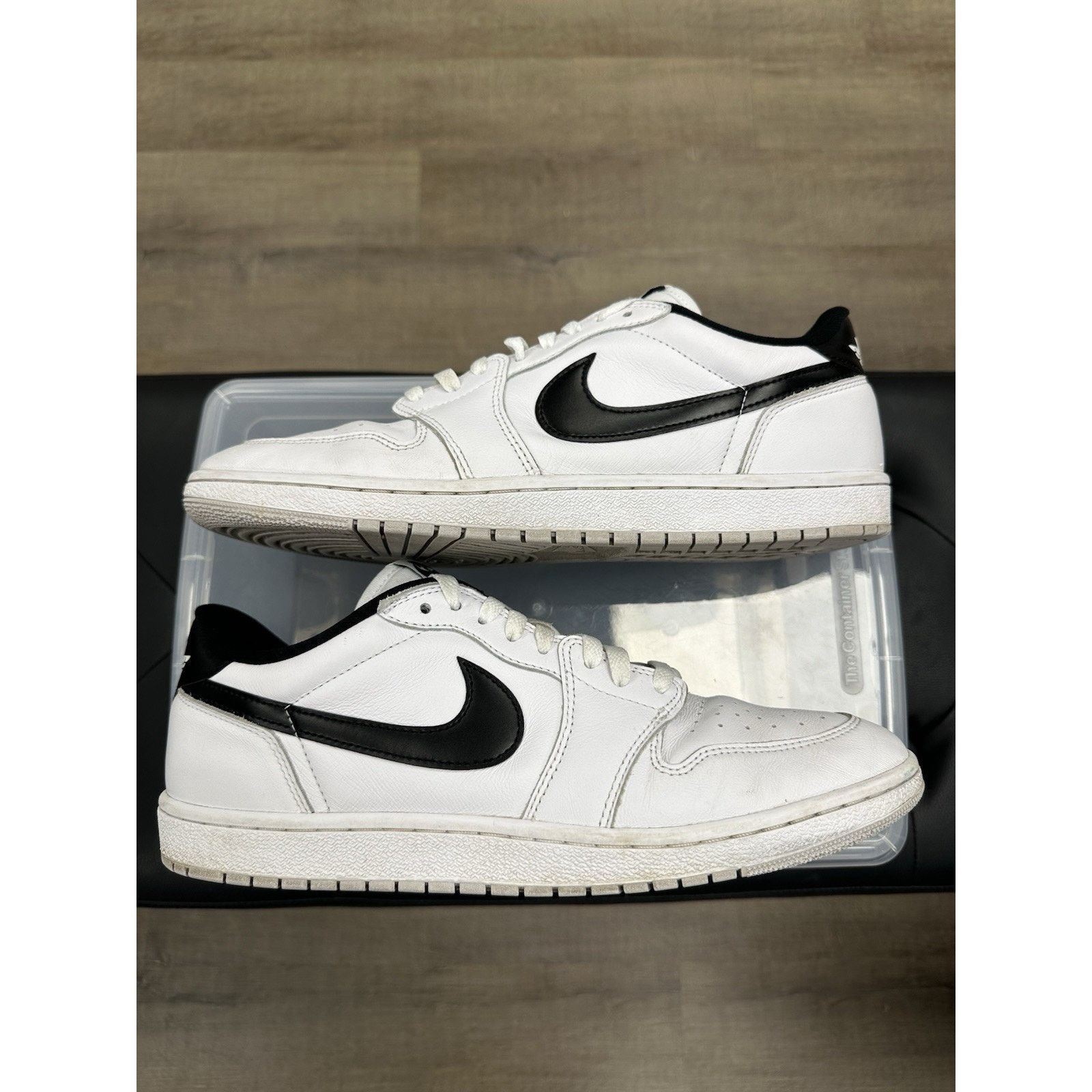 Nike Size 13 - Air Jordan 1 Retro '85 OG Low Metallic Black Size US 13 / EU 46 - 2 Thumbnail