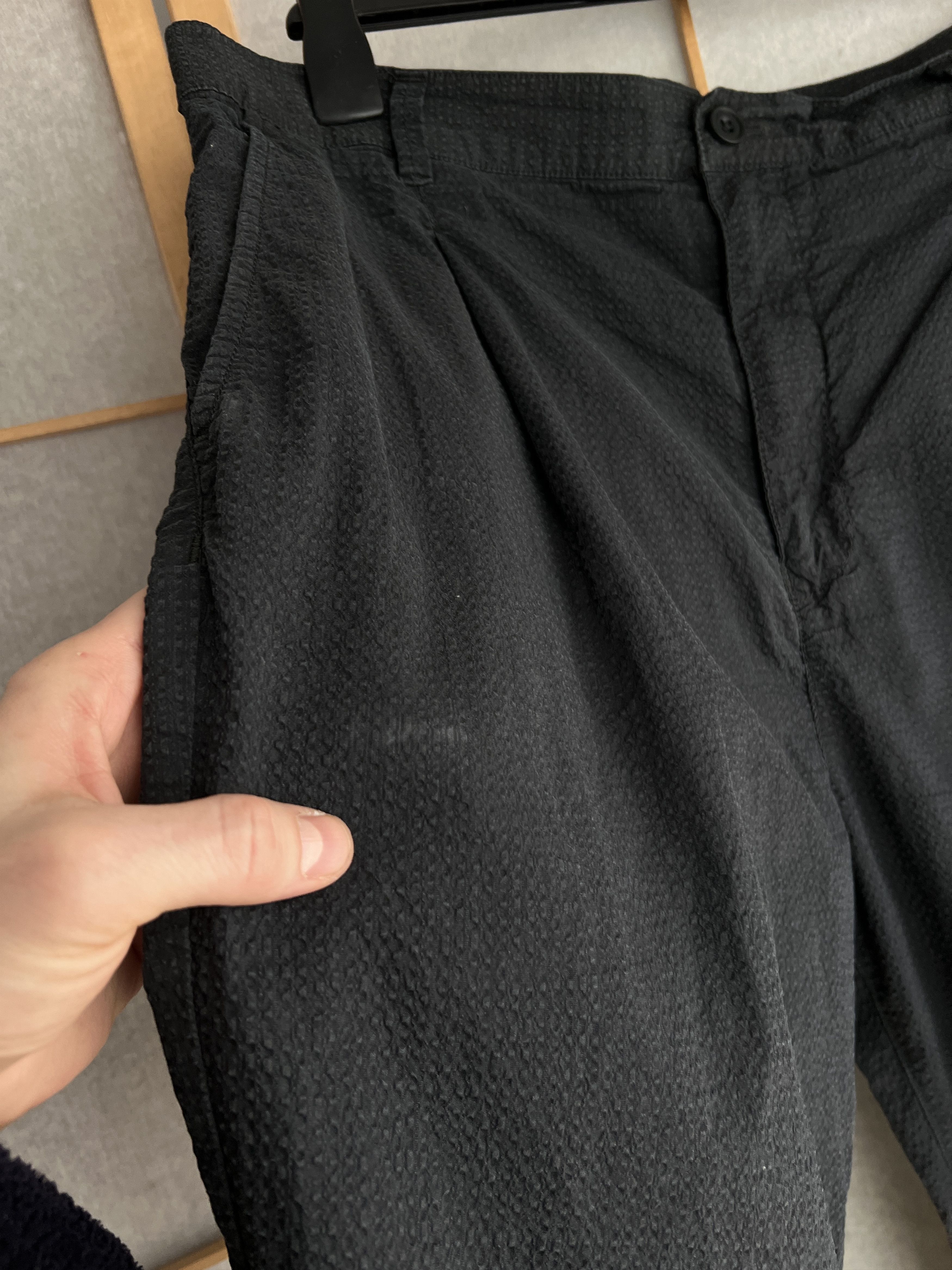 Helmut Lang Rare! Helmut Lang structure cropped pants faded distressed L Size US 34 / EU 50 - 14 Thumbnail