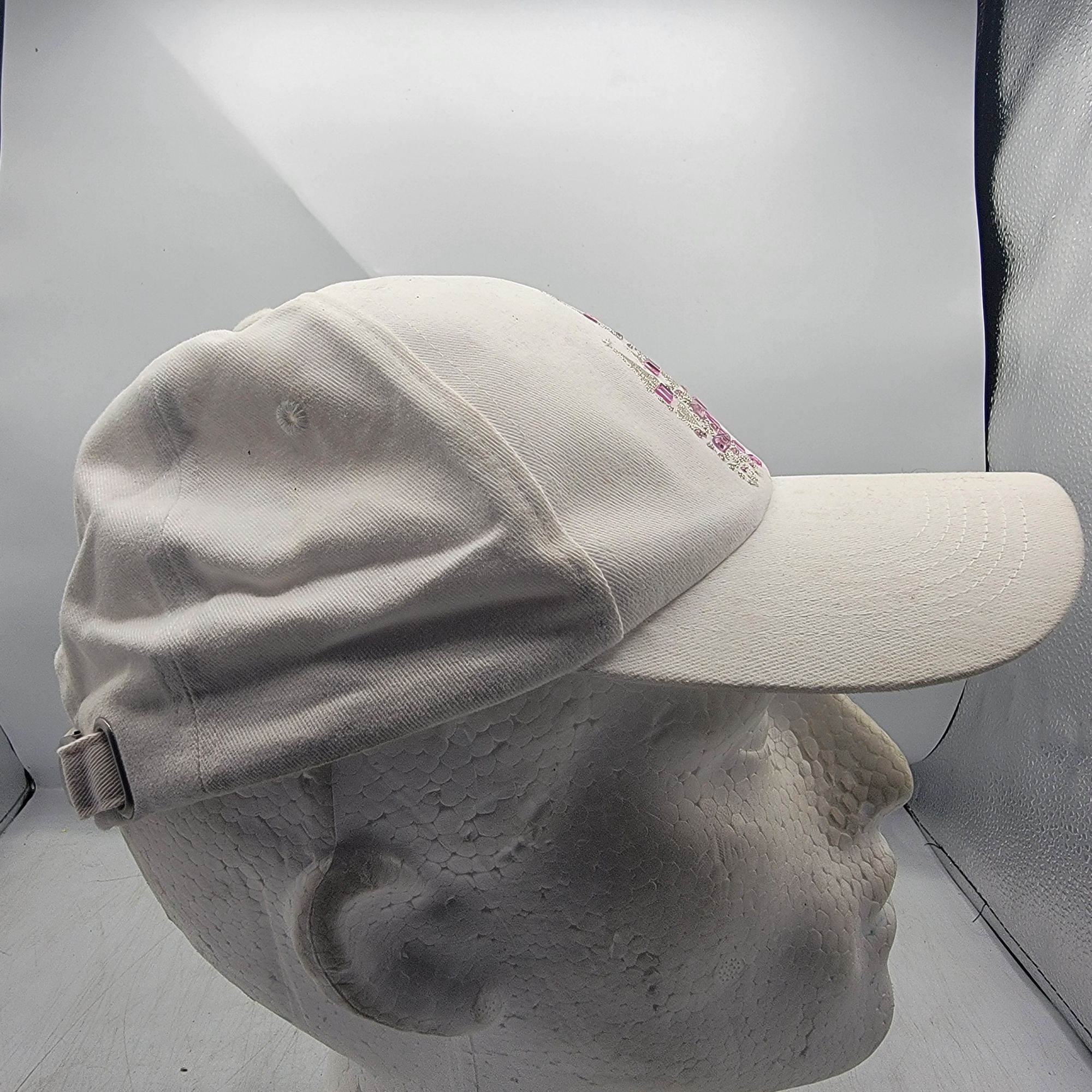 Disney Disney Parks Adults White Bling Castle Embellished Hat Cap C Size ONE SIZE - 4 Thumbnail