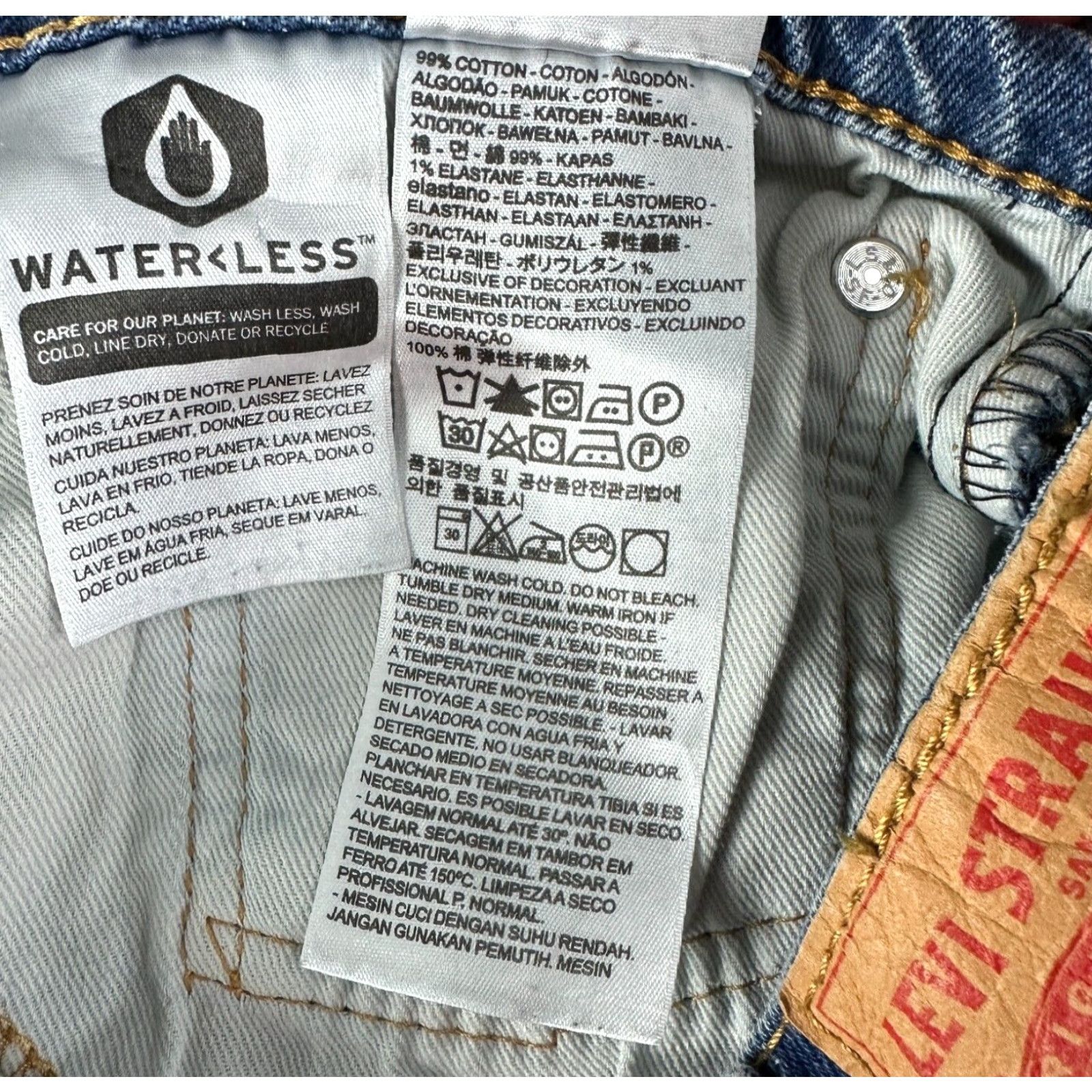 Levi's Levi's 511 Jeans Mens 38 Slim Medium Wash Denim Cotton Blend Pockets Straight 5-Pocket Logo Zipper Classic Modern Size US 38 / EU 54 - 5 Thumbnail