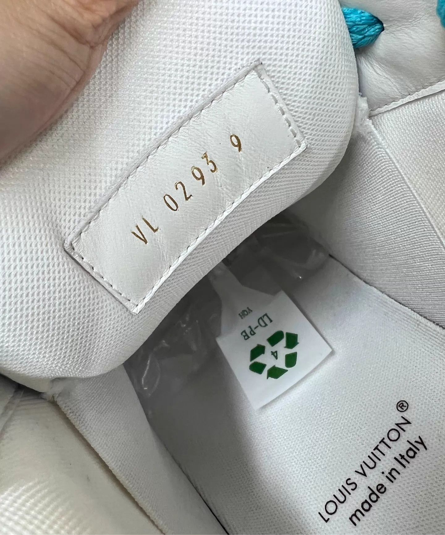 Louis Vuitton LV Trainer Blue All Over Print UK9 / EU 43 Worn Once Size US 10 / EU 43 - 8 Thumbnail