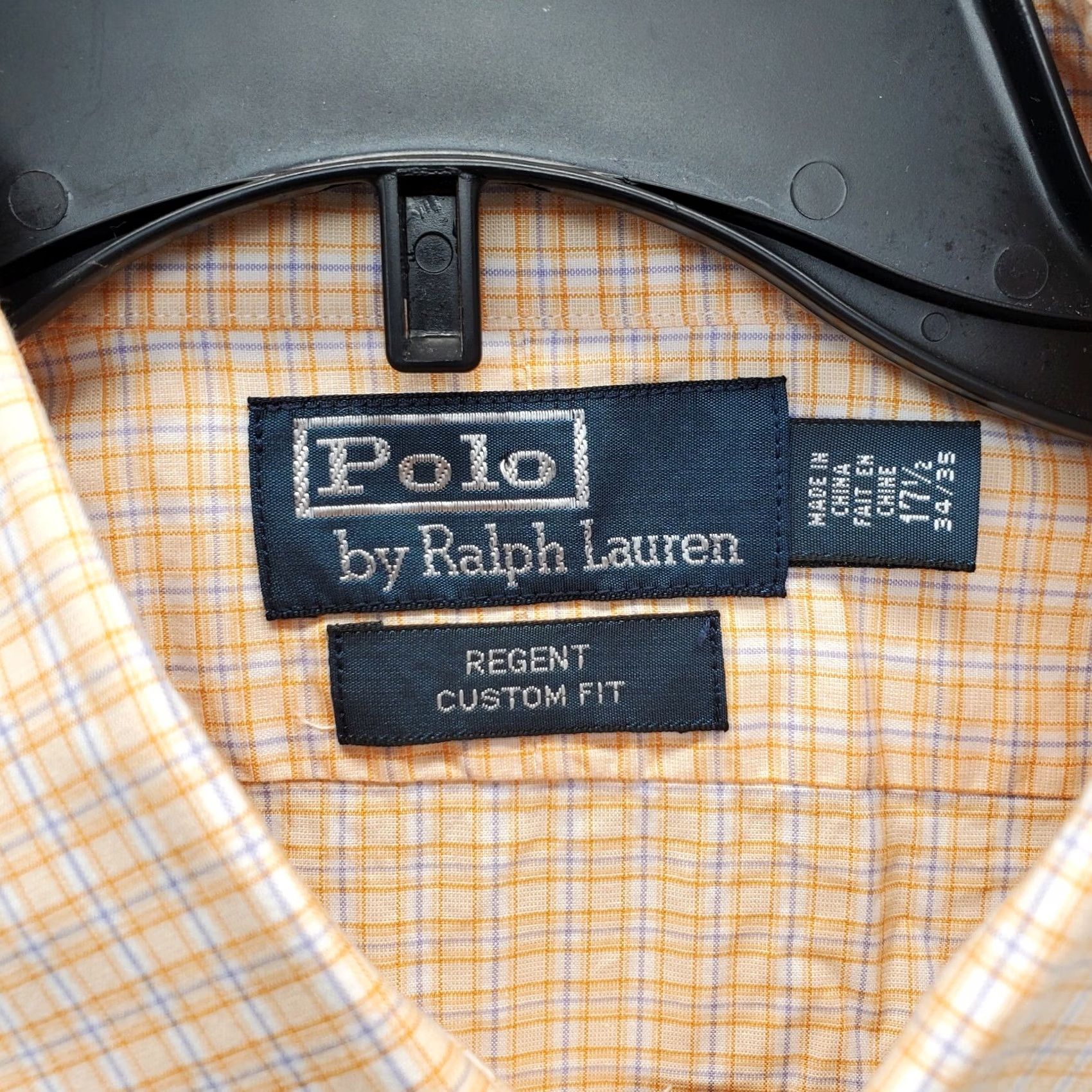 Polo Ralph Lauren Polo Ralph Lauren Dress Shirt Mens 17.5 Multi Plaid Regent Custom Fit Collar Shirt Size 48R - 5 Thumbnail