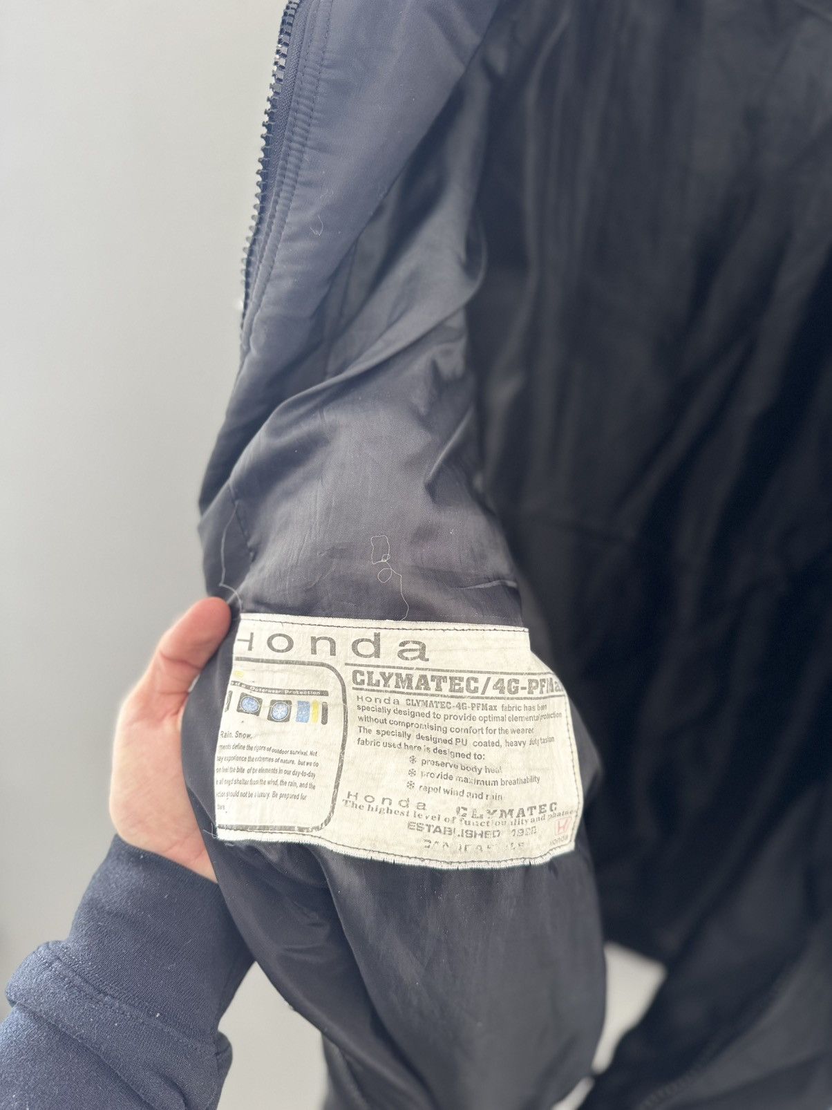 Honda × Vintage Honda Vintage Moto Racing Vintage Avant Garde Biker Jacket Size US XL / EU 56 / 4 - 9 Thumbnail