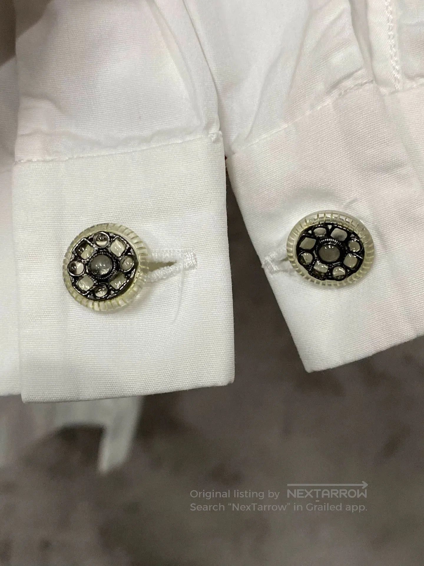 Chanel Chanel White Button-Up Shirt. Size XXS / US 00 / IT 34 - 5 Thumbnail