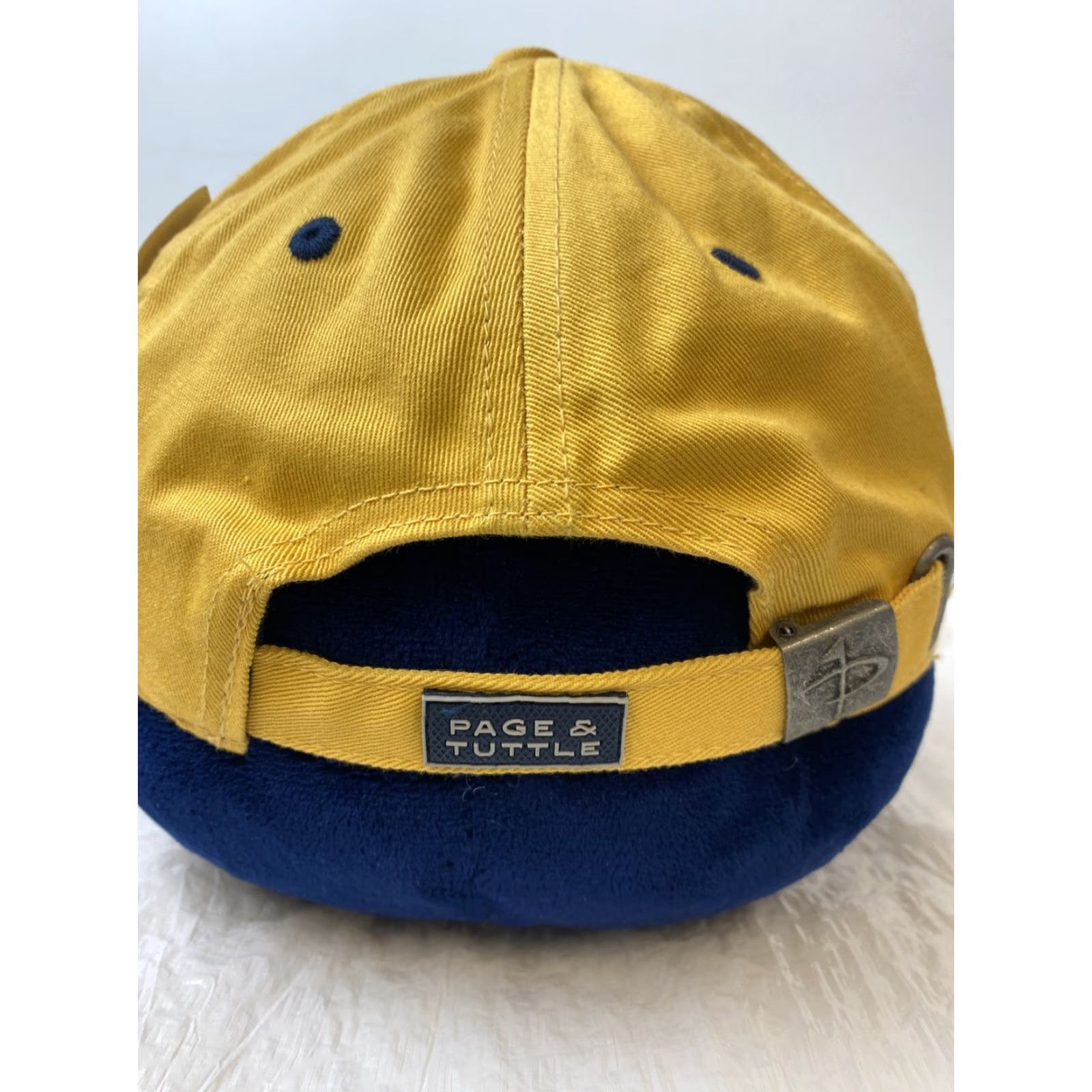 Vintage Page & Tuttle Cotton Dad Hat Adjustable Baseball Cap - One Size - Yellow - Casual - Unconstructed - Mens/Womens Size ONE SIZE - 4 Thumbnail