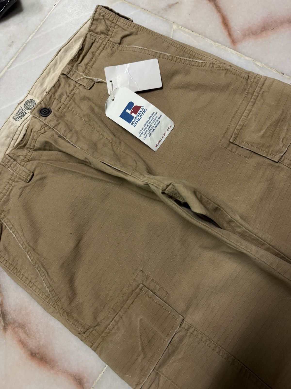 Russell Athletic 💥Nice Faded Y2K Russell Athletic Sportwear Cargo With Tag Size US 31 - 5 Thumbnail