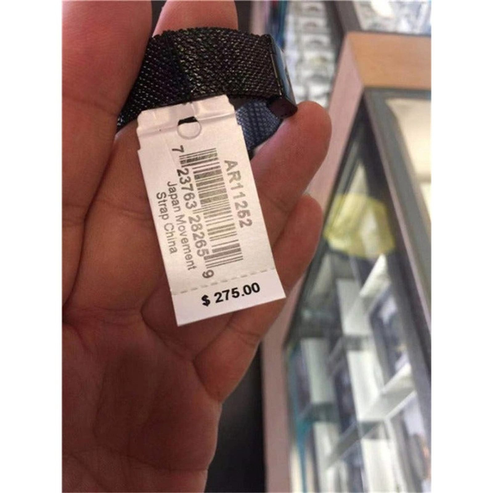 Emporio Armani EMPORIO ARMANI AR11252 BLACK METAL MESH WOMENS WATCH Size ONE SIZE - 6 Thumbnail