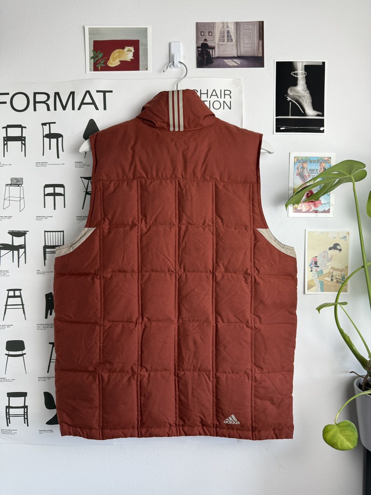 Adidas × Vintage Adidas small logo puffer vest gilet S blockcore streetwear Size US S / EU 44-46 / 1 - 2 Thumbnail