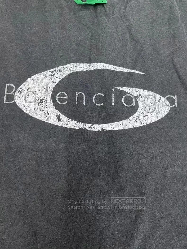 Balenciaga Balenciaga Logo Loose Crewneck T-Shirt. Size US L / EU 52-54 / 3 - 2 Thumbnail