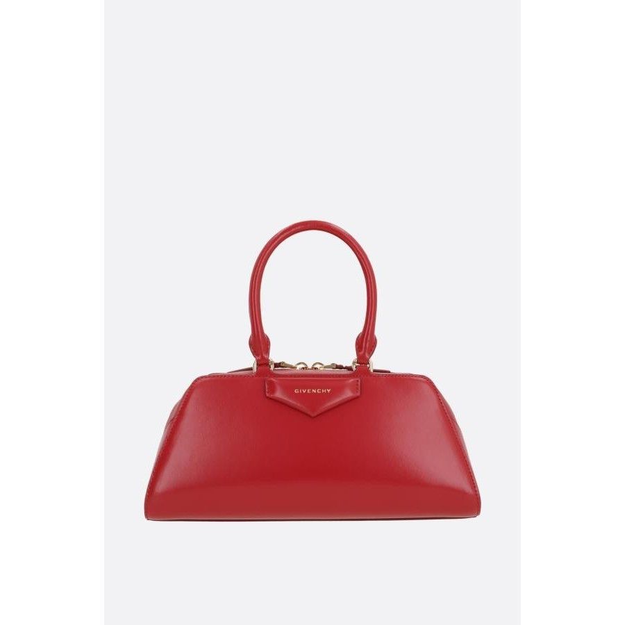 Givenchy GIVENCHY Antigona East West Small Red Leather Handbag New & Size ONE SIZE - 1 Thumbnail