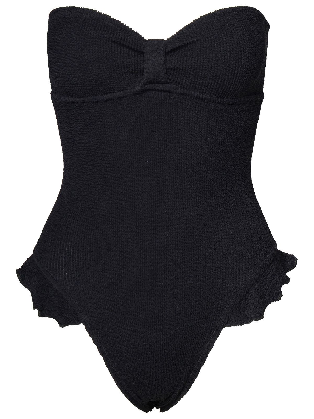 image of Reina Olga Black Polyamide Swimsuit, Women's (Size Medium)