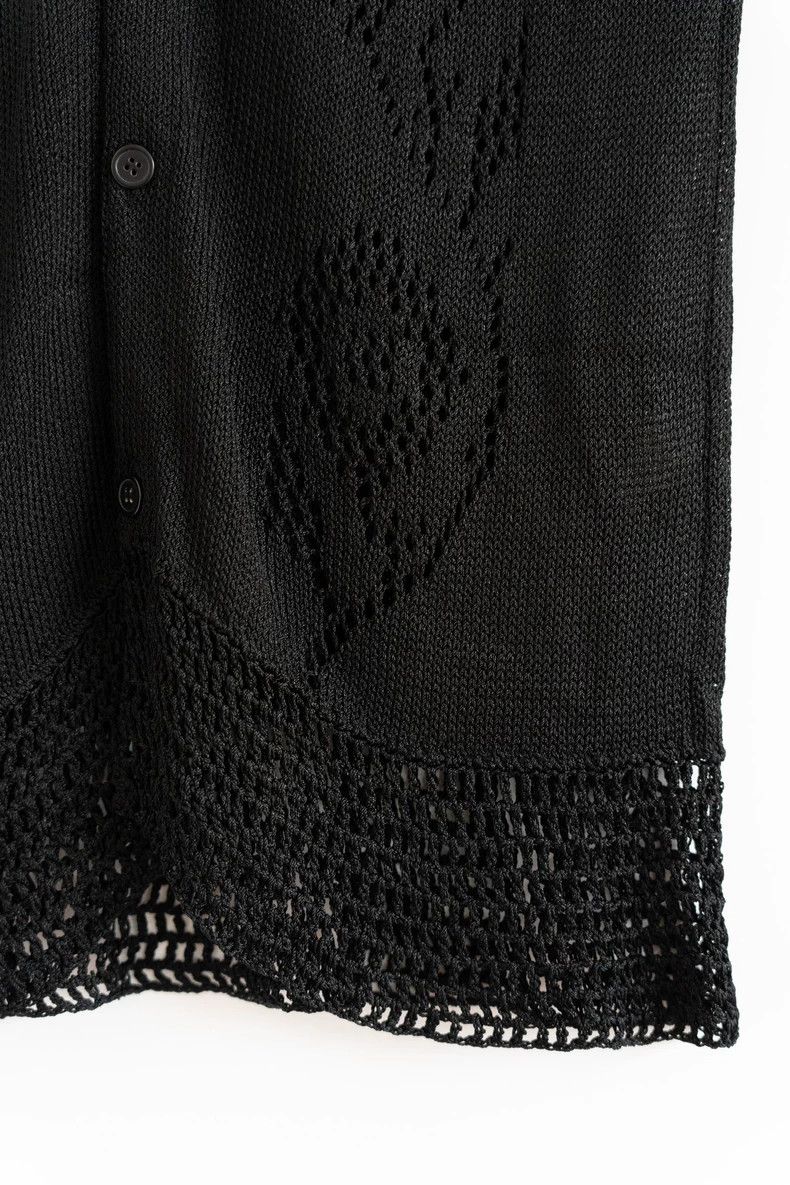 Yohji Yamamoto Yohji Yamamoto 04ss lace cutout knit cardigan sweater Size US L / EU 52-54 / 3 - 5 Thumbnail