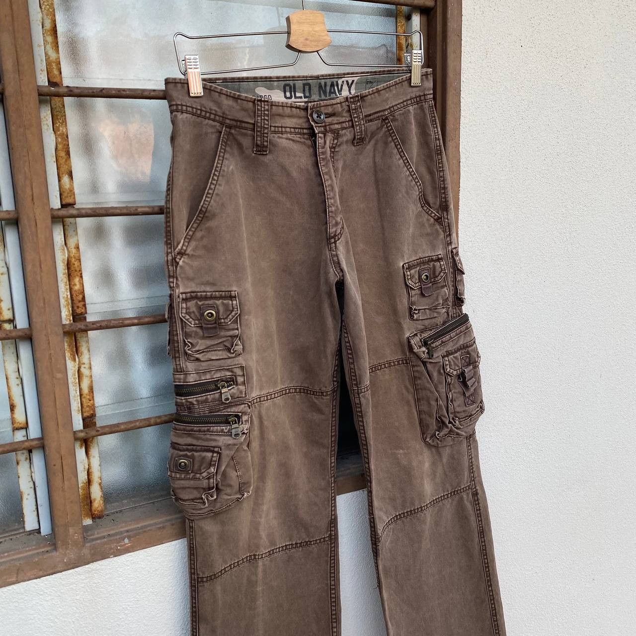 Vintage VINTAGE OLD NAVY LOOSE CARGO UTILITY PANT W29 Size US 29 - 5 Thumbnail