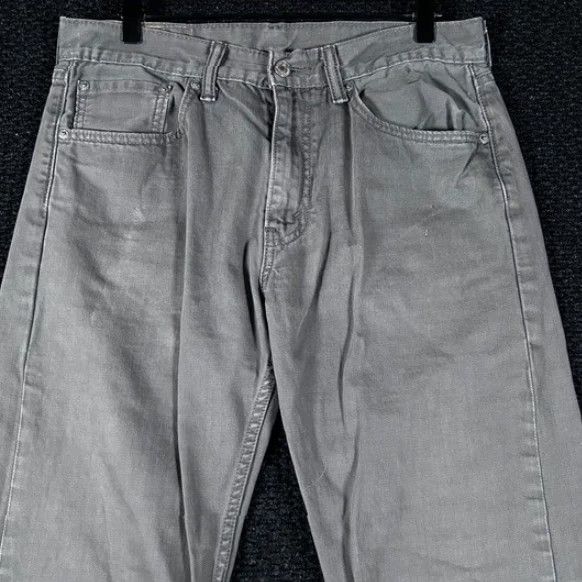 Levi's Levi's 505 Jeans Mens W32 L32 Grey Straight Regular Inseam 32 Denim Cotton Pant Vintage Y2K Mens Size US 32 / EU 48 - 2 Thumbnail