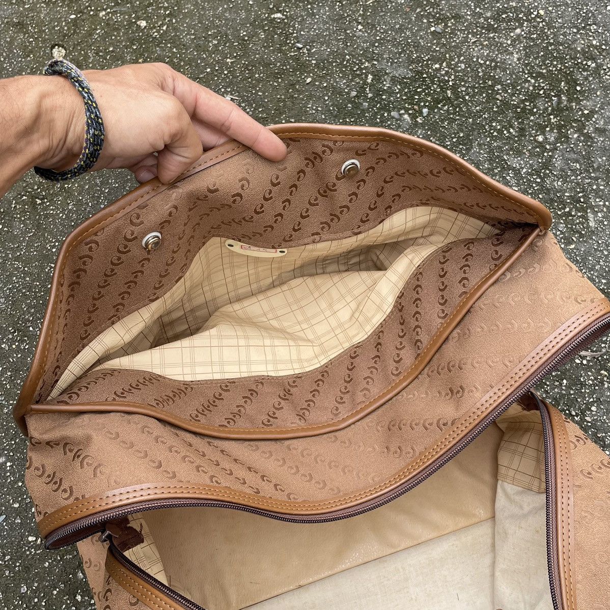 Japanese Brand × Vintage Vintage Ace Japan Monogram Luggage/Travel Bag Size ONE SIZE - 10 Thumbnail