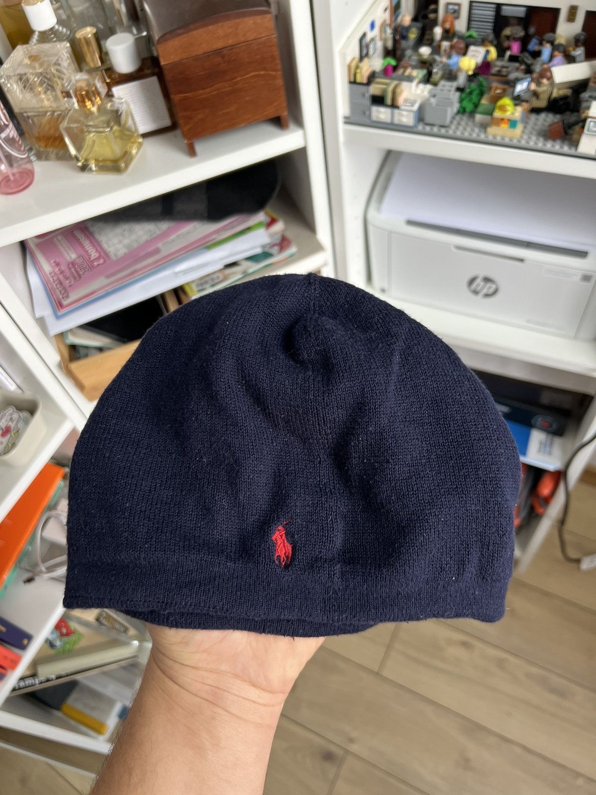 Designer × Polo Ralph Lauren × Ralph Lauren Vintage y2k Polo Ralph Lauren cotton winter hat beanie cap Size ONE SIZE - 1 Thumbnail