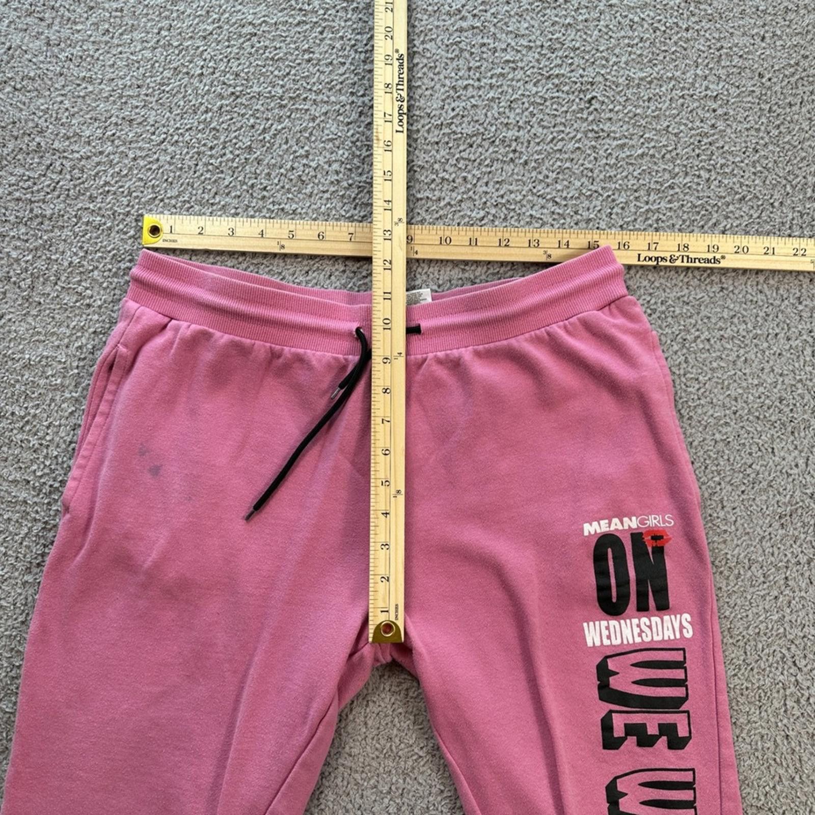 Other Mean Girls Movie Jogger Sweatpants XL Pink Merch Lounge Pant Size 40" / US 18 - 4 Thumbnail