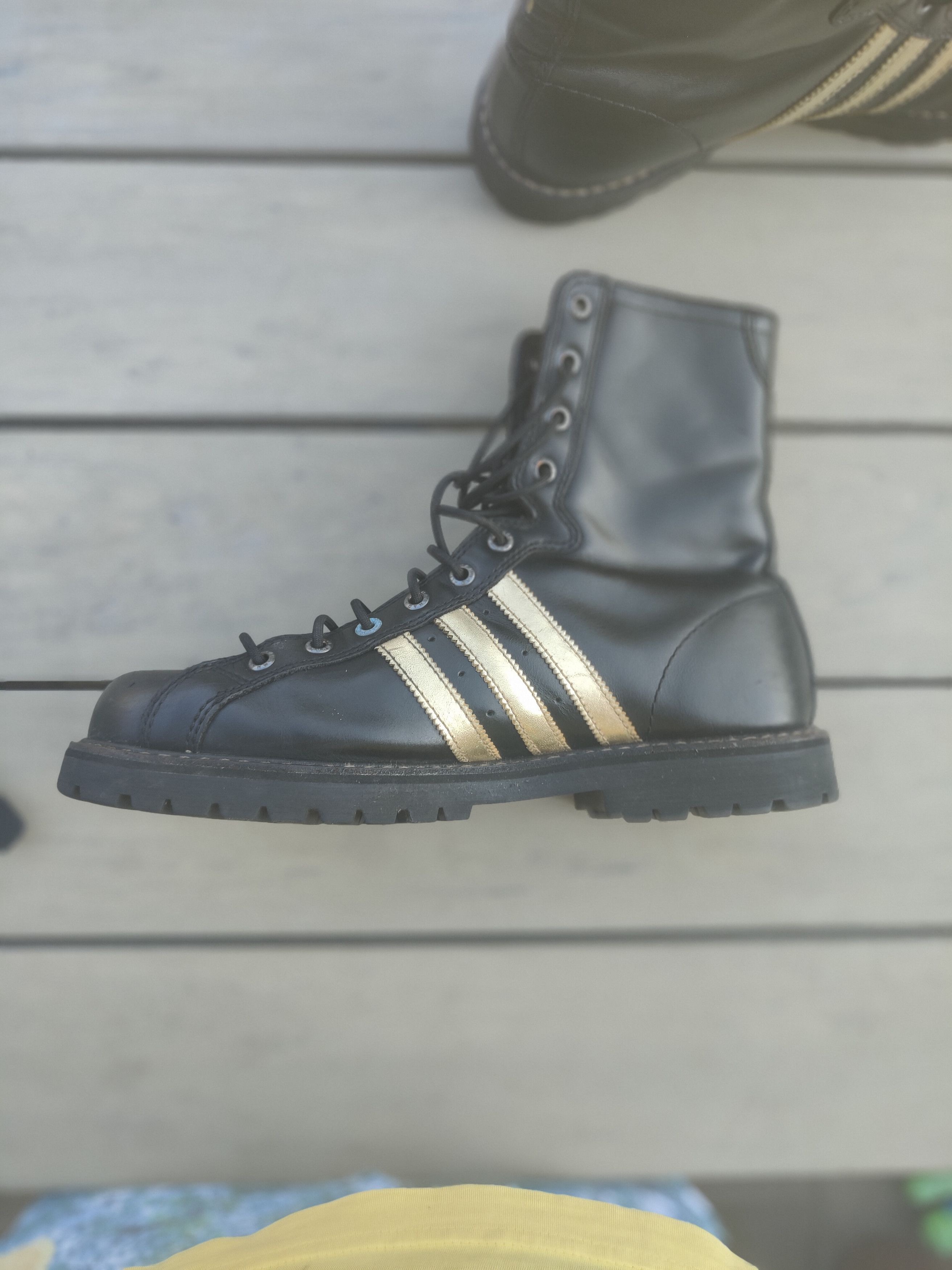 Adidas ADIDAS x MUHAMMAD ALI COMBAT BOOTS BLACK LEATHER RARE Size US 11 / EU 44 - 3 Thumbnail