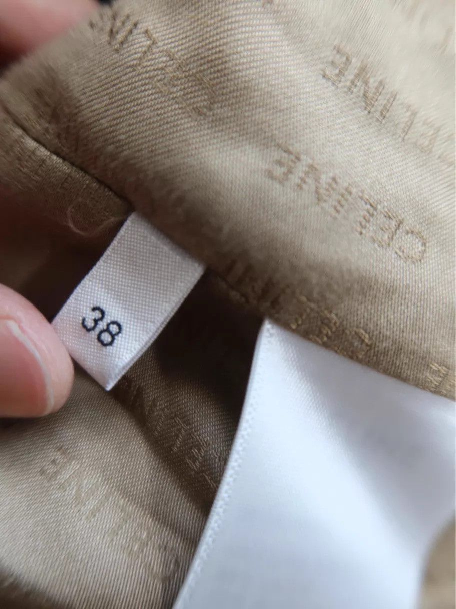Celine CELINEWomen'sBeigeSolidButtonLongSleeveKnitSweater38 Size XS / US 0-2 / IT 36-38 - 4 Thumbnail