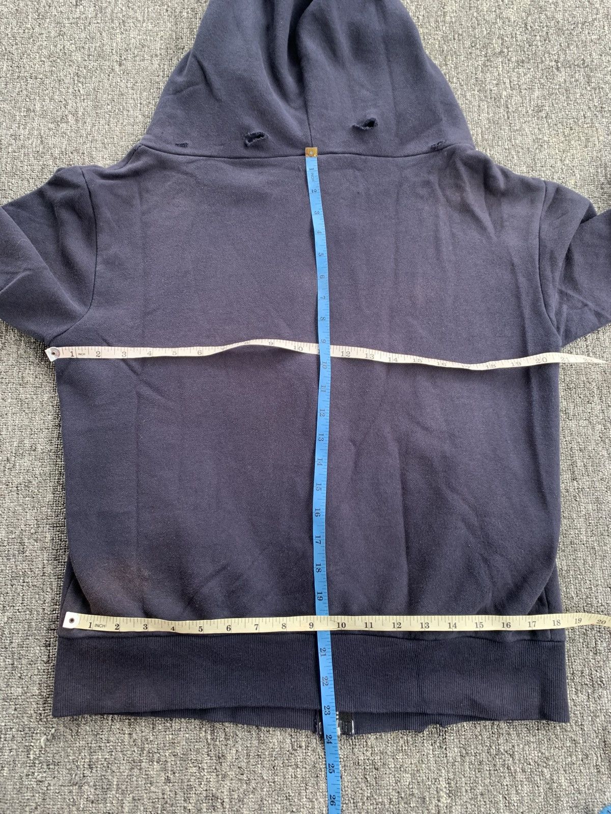 Other Topswake Distressed Double Zip Vintage Sunfaded Hoodie Size US L / EU 52-54 / 3 - 11 Thumbnail
