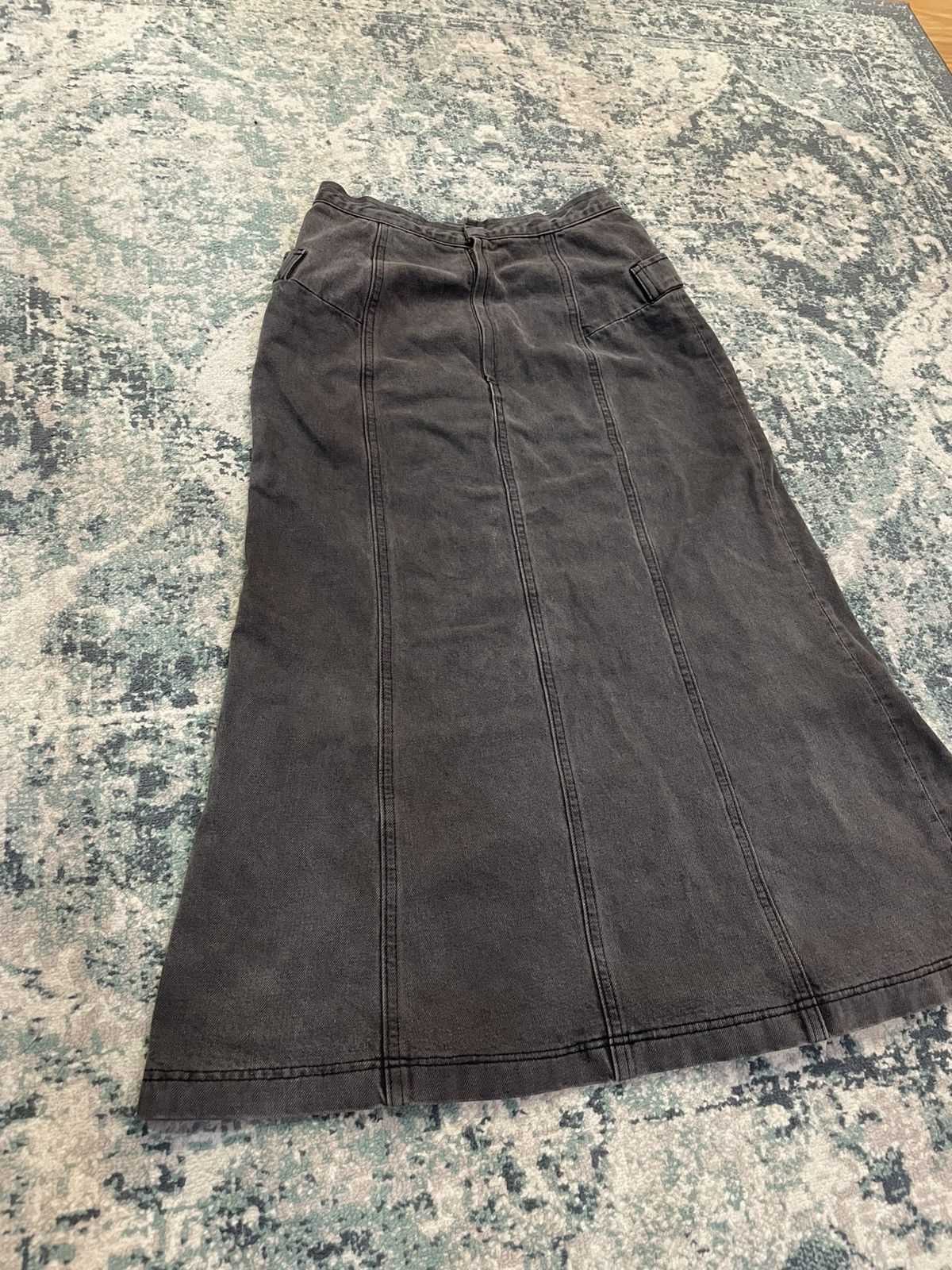 Comme des Garcons SS02 Comme des Garcons Black Denim Double Pocket Skirt Size 24" / US 00 / IT 34 - 4 Thumbnail