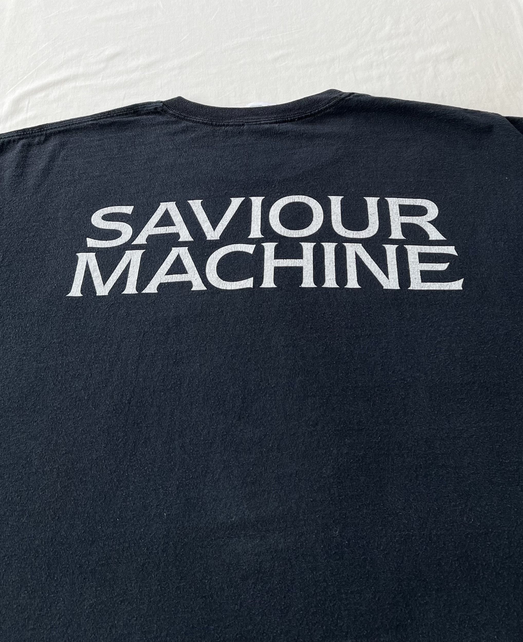 Band Tees Vintage 2000s Saviour Machine Gothic Metal Band Black Tshirt Size US XXL / EU 58 / 5 - 12 Thumbnail