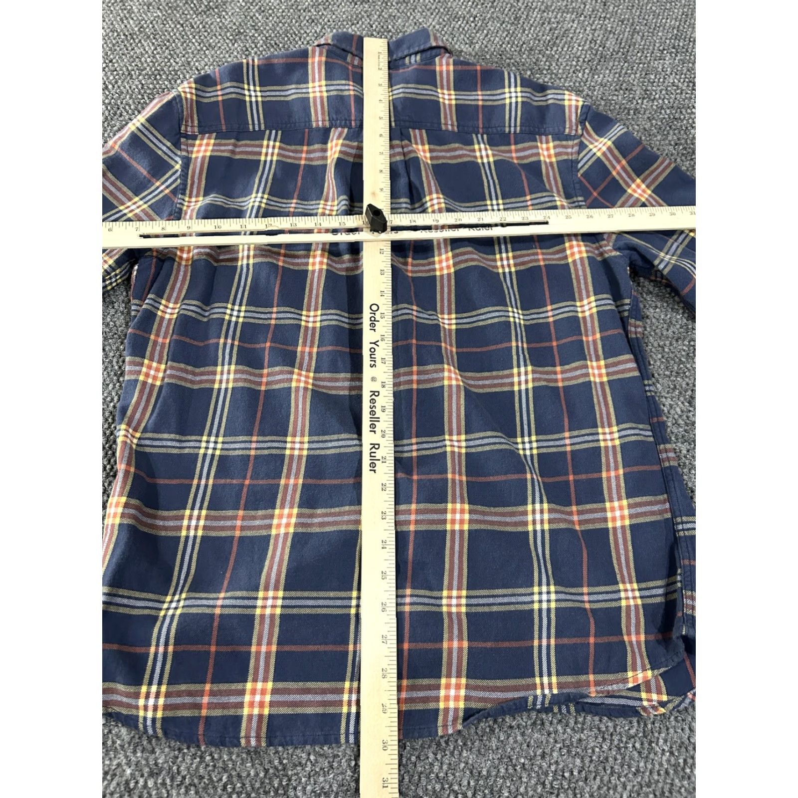 johnnie-O johnnie-O Shirt Mens Large Blue Plaid Flannel Long Sleeve Button Front Casual Size US L / EU 52-54 / 3 - 7 Thumbnail