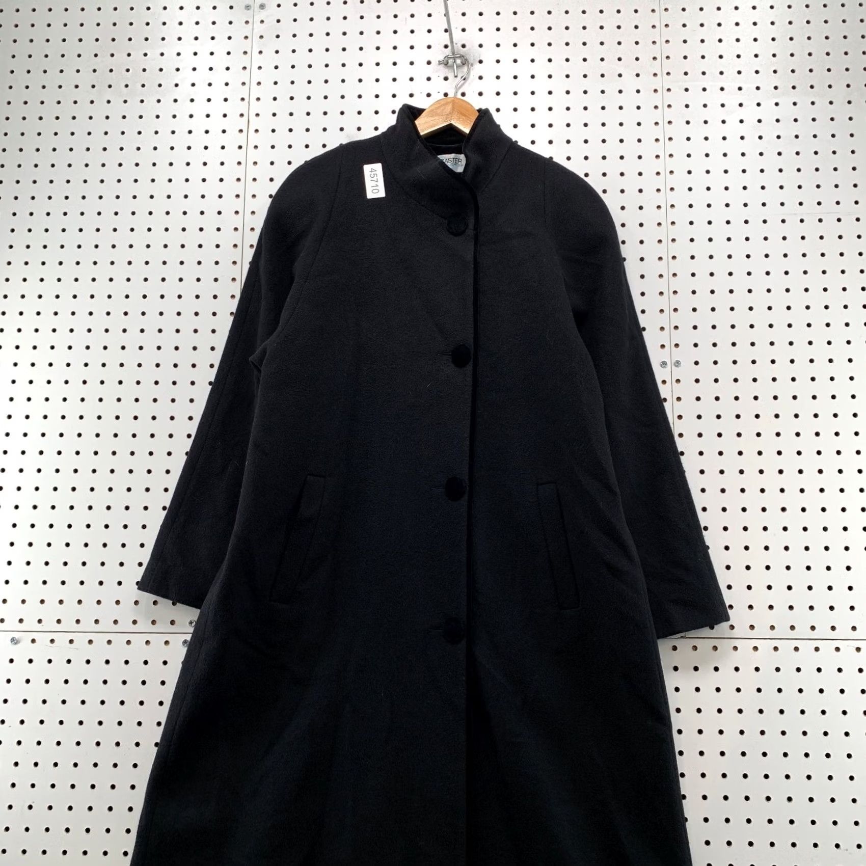 Vintage VINTAGE Forecaster of Boston Wool Overcoat Womens 10 Black Coat Long Wool USA 100% Pure Wool 100% Pure Wool Boston Overcoat Womens 10 Black USA Size L / US 10 / IT 46 - 5 Thumbnail