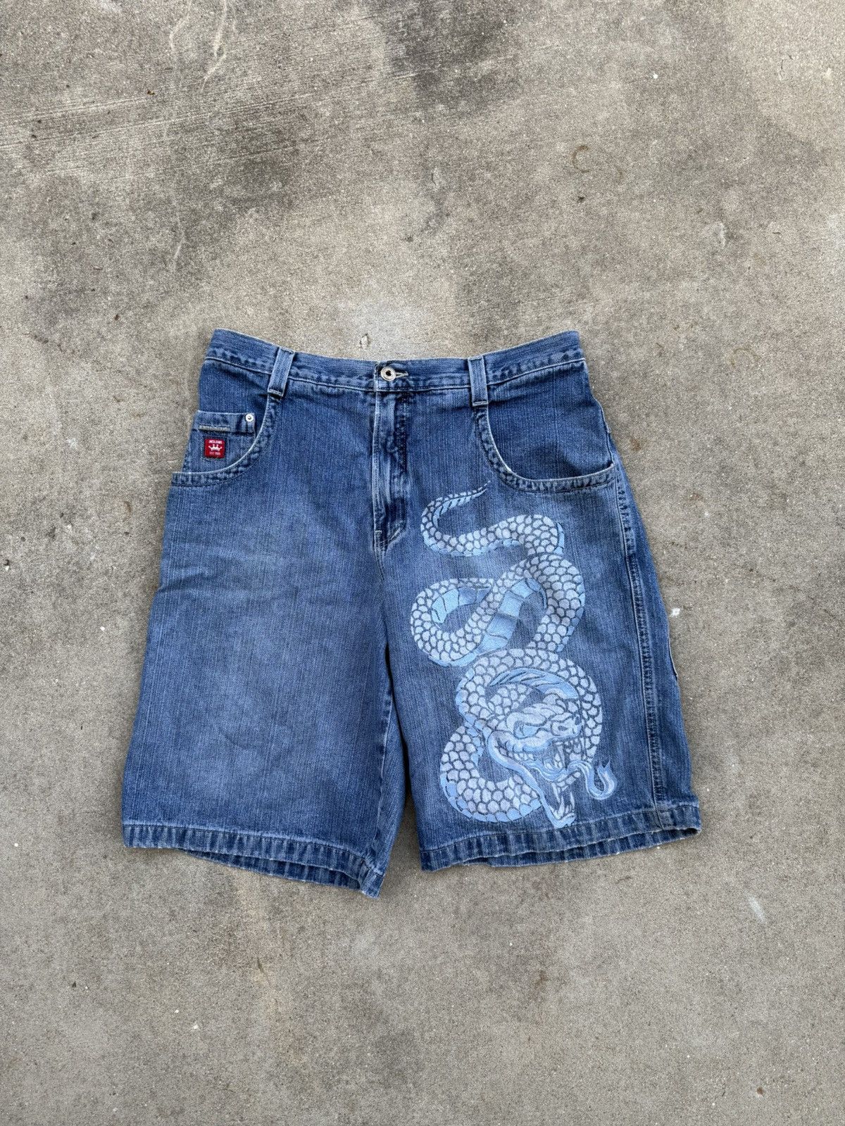 JNCO Vintage 90s JNCO Snake Shorts Size 36 Size US 36 / EU 52 - 1 Thumbnail