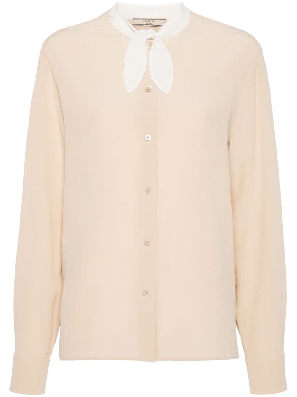 Prada Silk Shirt Size M / US 6-8 / IT 42-44 - 1 Thumbnail