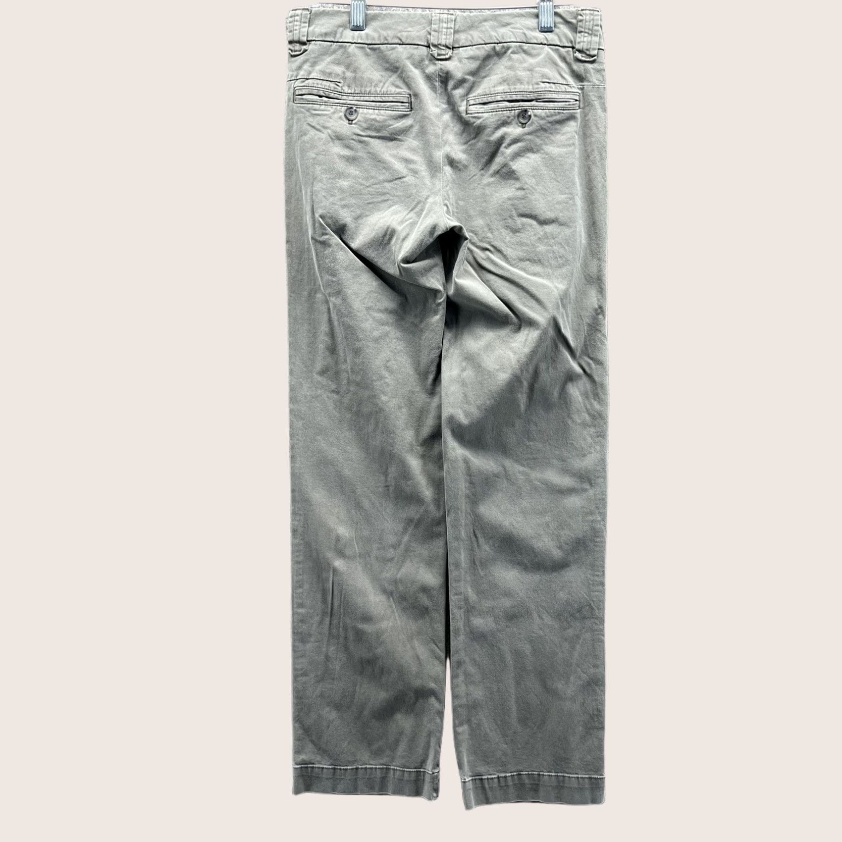 Vince Vince Pants Womens 2 Gray Cotton Stretch Chino Straight Leg Casual Size 26" / US 2 / IT 38 - 1 Thumbnail