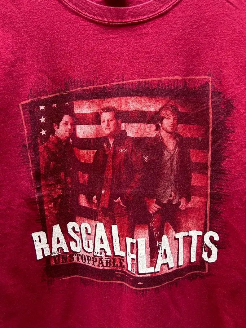 Vintage Vintage 2000s Rascal Flatts Band tshirt size M Size US M / EU 48-50 / 2 - 4 Thumbnail