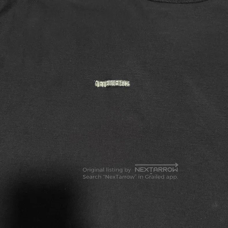 Vetements Vetements Black Cotton Short-sleeve T-shirt Size US XS / EU 42 / 0 - 2 Thumbnail