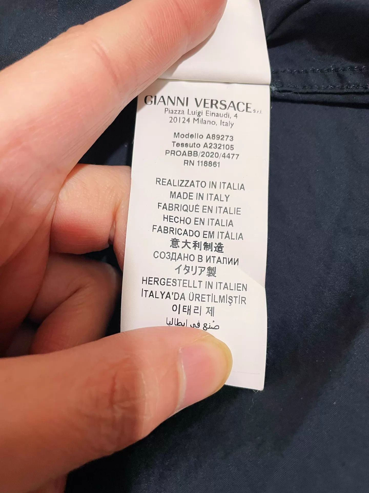 Versace Versace Medusa Embroidered LS Shirt 95New M Size US M / EU 48-50 / 2 - 8 Thumbnail