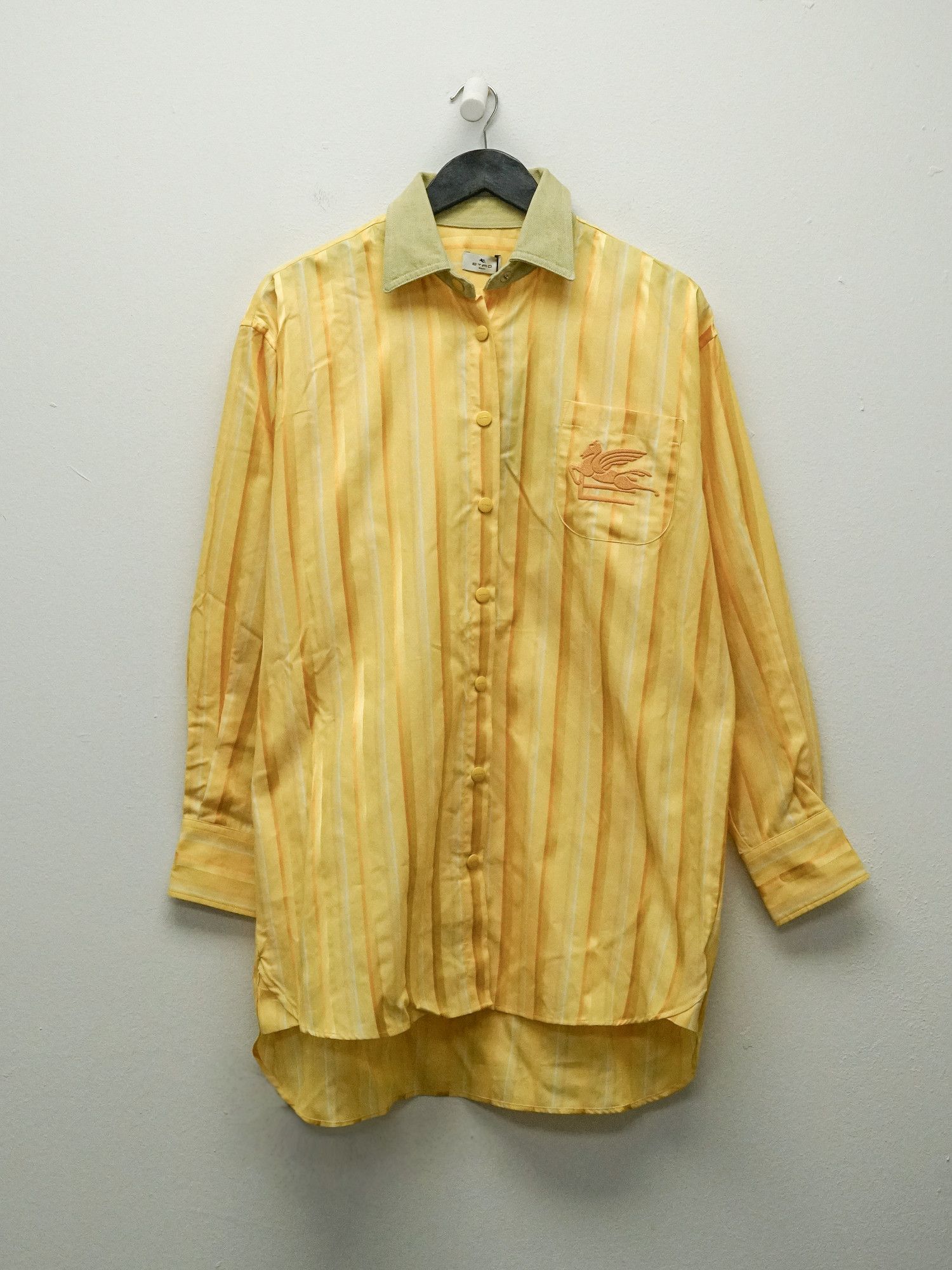 Etro ETRO Striped Shirt with Pegaso Size XS / US 0-2 / IT 36-38 - 1 Thumbnail