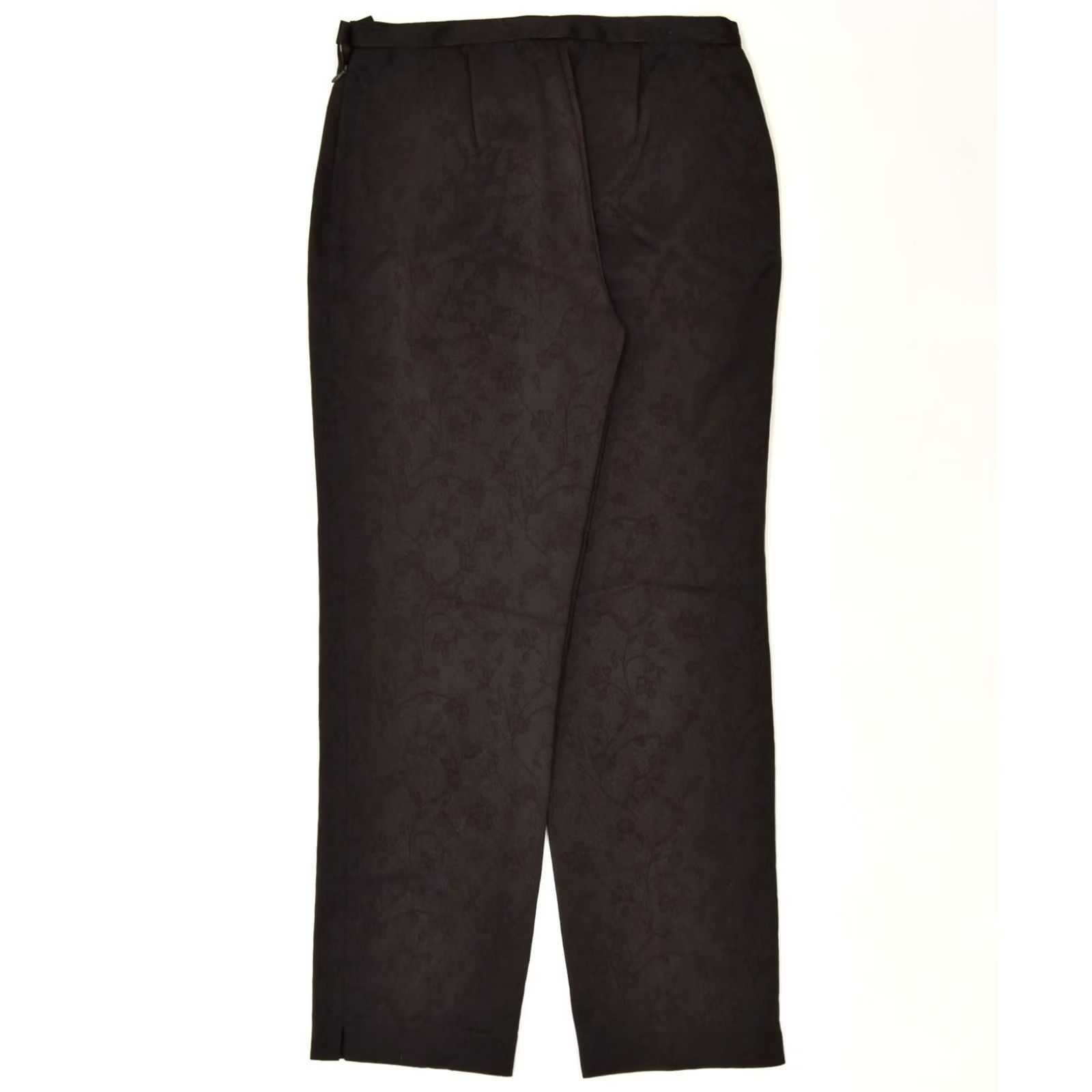 Vintage ESOLOGUE Womens High Waist Trousers IT 46 Large W30 L28 Brown Designer Size 36" / US 14 / IT 50 - 2 Thumbnail