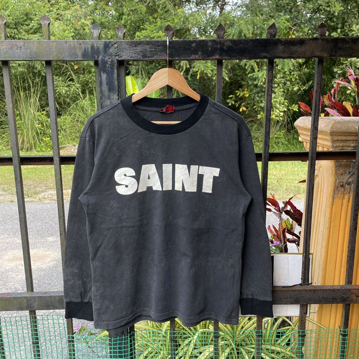 Band Tees 🔥Vintage Saint Satan Promo Streetwear Long Sleeves Tee Size US M / EU 48-50 / 2 - 3 Thumbnail