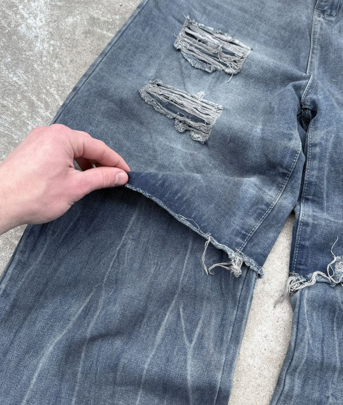 Other Vintage y2k opium streetwear avantgarde rare wide jeans Size US 34 / EU 50 - 7 Thumbnail
