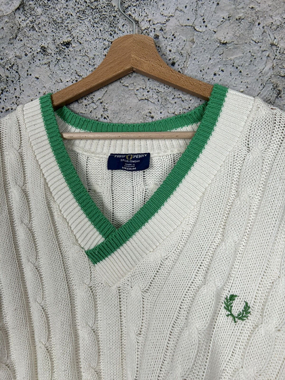 Fred Perry Vintage Fred Perry Old Money Avant-garde Archival Sweater Size US M / EU 48-50 / 2 - 3 Thumbnail