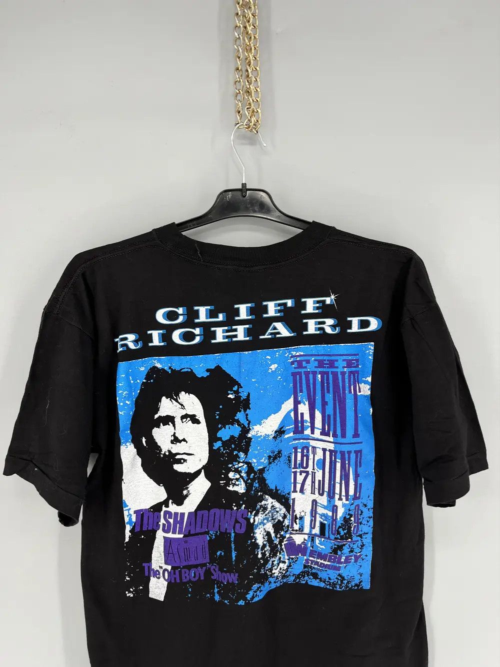 Band Tees × Vintage Vintage Cliff Richard The Event 1989 T-Shirt Size XL Size US XL / EU 56 / 4 - 9 Thumbnail